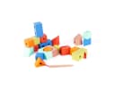 Classic World Fädelkette 20 bunte Holzklötze ab 18 Monaten Bild 2