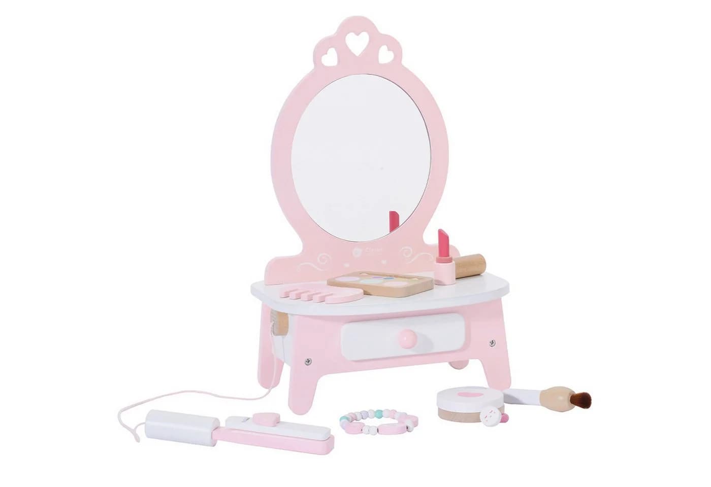 Classic World Schminktisch Frisierkommode Rosa - Bild 2