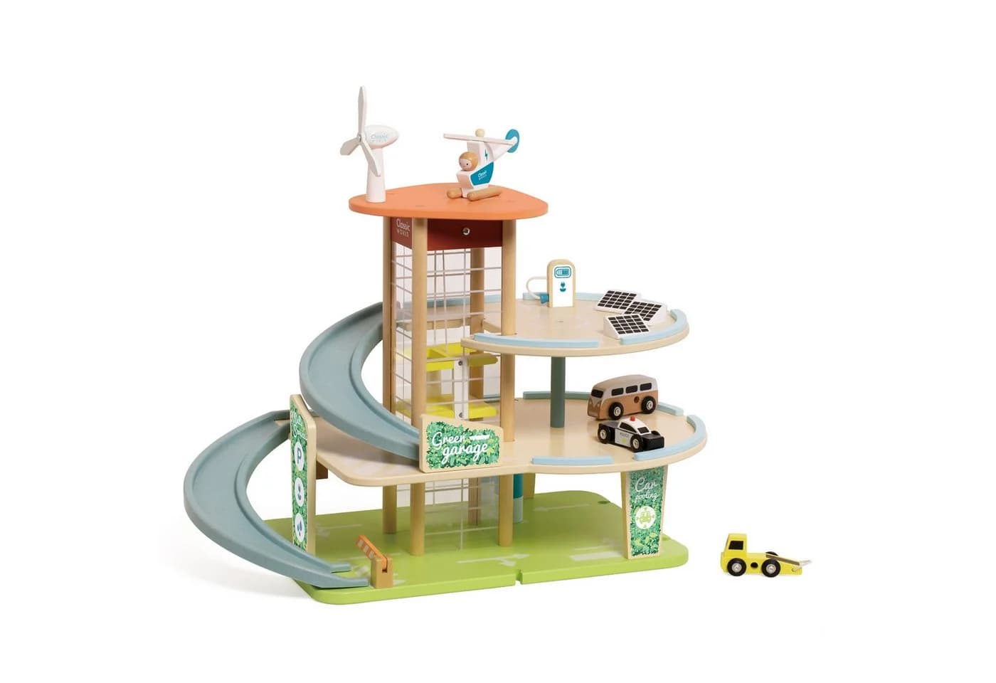 Classic World Spiel-Parkhaus Modern mit Zubehör und 3 Autos - Bild 2