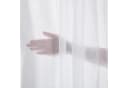 Deconovo Vorhang Voile Leinenoptik Gardinen mit Kräuselband Gardinenschal Weiß 2er Set Bild 3