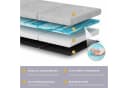 emerspring Klappmatratze 3-teilig H3 Grau Gel Memory Foam Bild 3