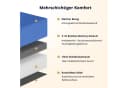 emerspring Klappmatratze 15 cm Bambus-Kohle-Memory-Schaum Faltmatratze Blau/Grau Bild 3