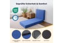 emerspring Klappmatratze 15 cm Bambus-Kohle-Memory-Schaum Faltmatratze Blau/Grau Bild 4