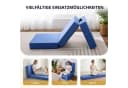 emerspring Klappmatratze 15 cm Bambus-Kohle-Memory-Schaum Faltmatratze Blau/Grau Bild 5