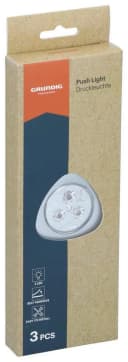Grundig Schrankleuchte 3er Set LED Druckleuchten Selbstklebend Bild 1