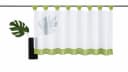 OTTO home Scheibengardine Bitola Transparent Grün Schlaufen Voile Bild 1