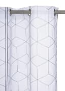 OTTO HOME Scheibengardine Julia Grau/Weiß Voile mit Stickerei Bild 4
