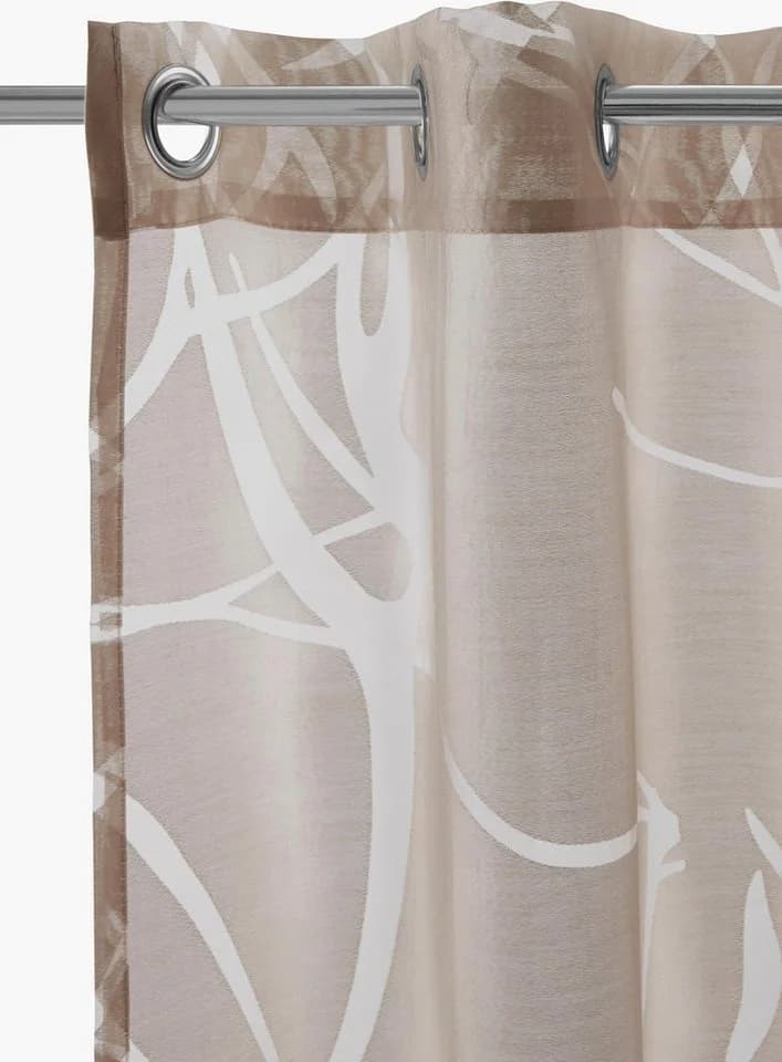 OTTO home Scheibengardine Anna Beige Äste-Motiv Viskose Polyester - Bild 5