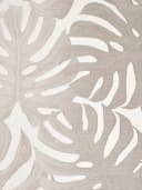 Gardine HEINE HOME Gr. 3 Weiß Beige Blätterdessin Bild 5