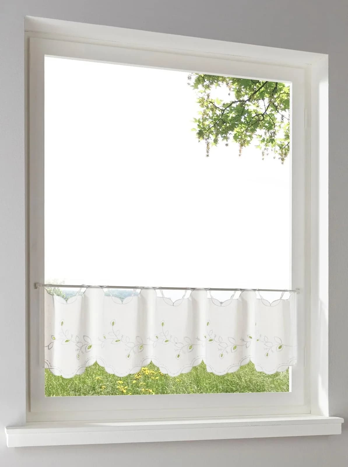 Querbehang HEINE HOME Gardinen Halbtransparent Polyester