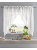 HEINE HOME Gardine Weiß 80x80 cm Polyester Bild 1