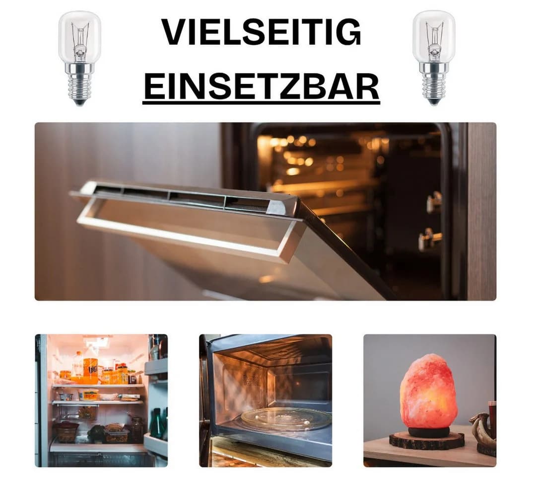 RACEL Backofenlampe 25W 300°C Warmweiß 2er-Set - Bild 3