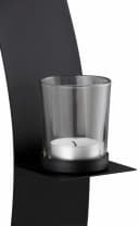 OTTO home Wandkerzenhalter Drammen Set Schwarz Metall Glas Bild 4