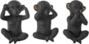 OTTO HOME Dekofigur Affen Schwarz Polyresin Bild 2