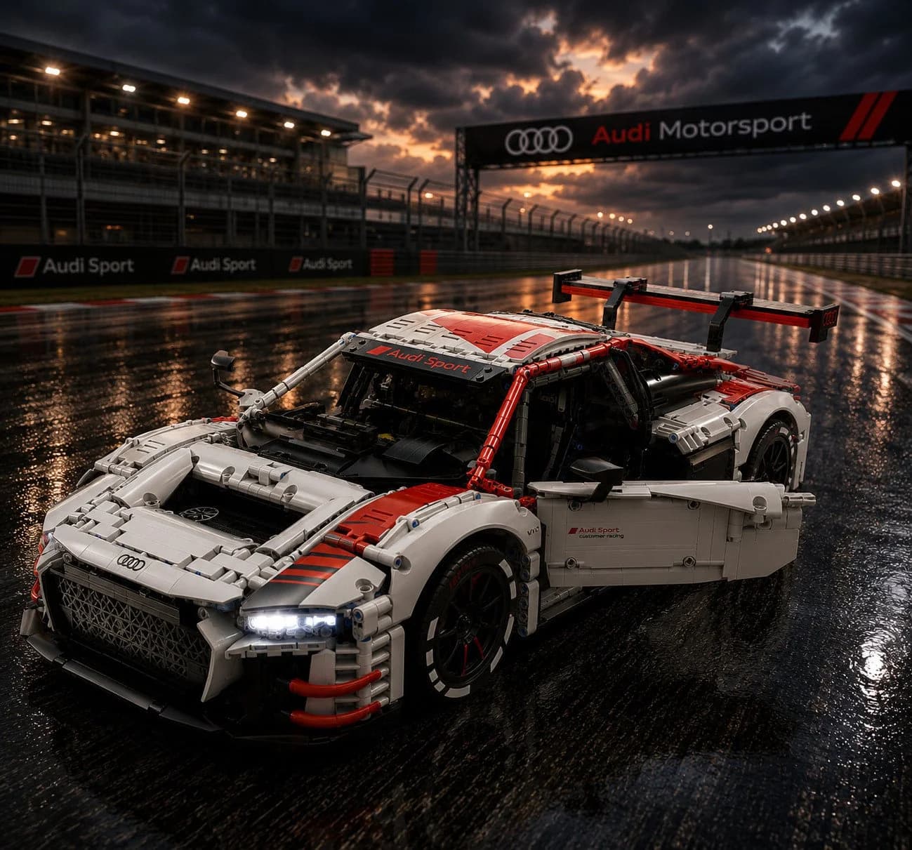 RASTAR Audi R8 LMS GT3 Konstruktions-Spielset 3314 Teile