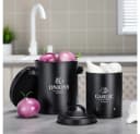 KingLux Aufbewahrungsbox 3er-Set Schwarz Matt Bild 5