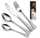 KingLux Besteck-Set 24-tlg. 6 Personen Edelstahl Silber Glänzend Bild 1