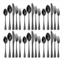 KingLux Besteck-Set 30-tlg. Schwarz Edelstahl 18/10 Bild 1