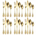 KingLux Besteck-Set 24-tlg. Gold 304er Edelstahl Palast-Stil Bild 2