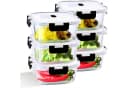 KingLux Frischhaltedose 6-tlg. Glas 1200ml mit Deckel Bild 2
