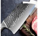 KingLux Serbisches Handgeschmiedetes Hackmesser mit Holzgriff Bild 1