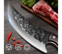 KingLux Ausbeinmesser Handgeschmiedet 5Cr15Mov Kohlenstoffstahl Wenge Holz Griff Bild 5