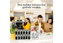 KingLux Gewürzbehälter 12Stk.360° Rotation Gewürzgläser Eckig Set Mit 80 Gewürzetiketten Bild 4
