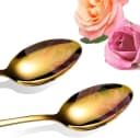 KingLux Besteck-Set 30tlg. Goldfarben Edelstahl Spülmaschinenfest Bild 5