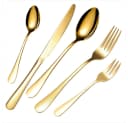 KingLux 60-tlg. Besteckset Gold 12 Personen Edelstahl Bild 2