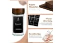 KingLux Gewürzbehälter 24Stk.120ml Glas Gewürzbehälter Rund mit Akazienholzabdeckung, Borosilikatglas+Holz Bild 3
