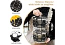 KingLux Gewürzkarussell 360° Drehbar mit 12 Gläsern & Edelstahlgriff Bild 3