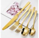 KingLux Besteck-Set 30-tlg. Gold Edelstahl für 6 Personen Bild 4