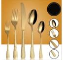 KingLux Besteck-Set 60-tlg. Gold Edelstahl für 12 Personen Bild 3
