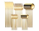 KingLux Besteck-Set 60-tlg. Gold Edelstahl für 12 Personen Bild 2