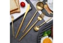 KingLux Besteck-Set 60-tlg. Gold Edelstahl für 12 Personen Bild 5