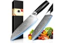 KingLux Damastmesser Santokumesser 67 Lagen Damaststahl G10 Griff Bild 2