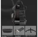 Dowinx Gaming-Stuhl Ergonomisch PU Leder Massage-Lendenstütze Bild 4