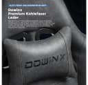 Dowinx Luxuriöser Gaming-Stuhl Ergonomisch PU Leder Massage-Lendenstütze Bild 3