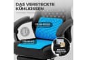 Dowinx Gaming-Stuhl Stoff Schwarz mit Fußstütze und Kühlfunktion Bild 4