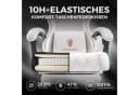 Dowinx Gaming-Stuhl Beige mit Massage und Fußstütze Bild 3