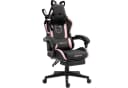 Dowinx Gaming-Stuhl Süße Katze Edition Rosa/Weiß Ergonomisch Bild 2