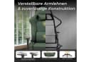 Dowinx Gaming-Stuhl Ergonomisch Mikrofaser-Velours Grün Bild 5