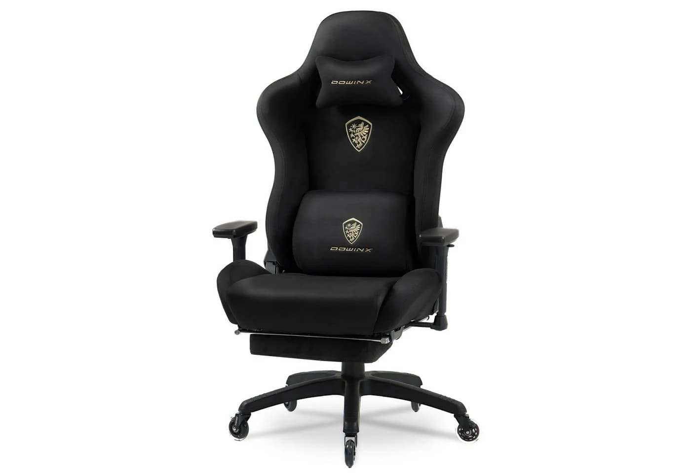 Dowinx Gaming-Stuhl Mikrofaser-Velours Atmungsaktiv Ergonomisch - Bild 2