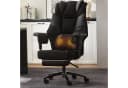 Dowinx Gaming-Stuhl XXL Bürostuhl mit Massage-Lendenkissen Schwarz Bild 2