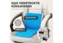 Dowinx Gaming-Stuhl Beige Stoff mit Taschenfederkissen und Fußstütze Bild 4