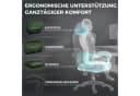 Dowinx Gaming-Stuhl Atmungsaktiver Ergonomischer Bürostuhl Mikrofaser-Velours Bild 1