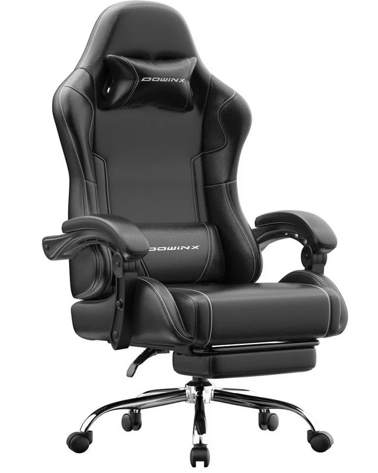 Dowinx Gaming-Stuhl Bürostuhl Massage Sessel mit höhenverstellbaren Linkage-Armlehnen - Bild 2