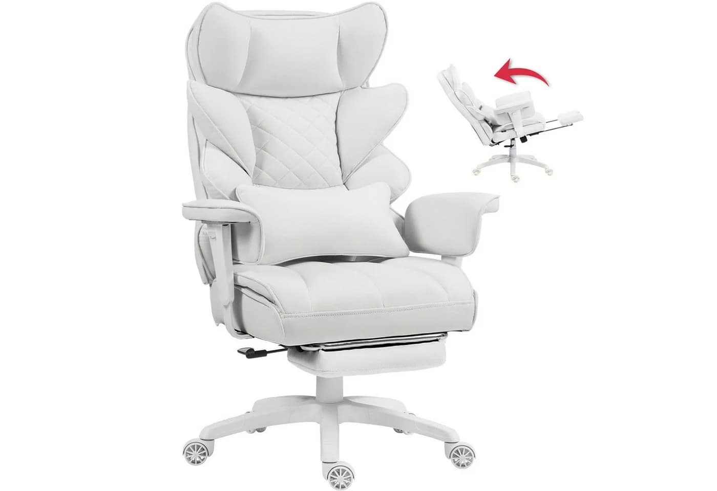 Dowinx Gaming-Stuhl Bürostuhl Ergonomisch mit Taschenfeder-Kissen - Bild 2