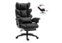 Dowinx Gaming-Stuhl Bürostuhl Ergonomisch mit Taschenfeder-Kissen Schwarz Bild 2
