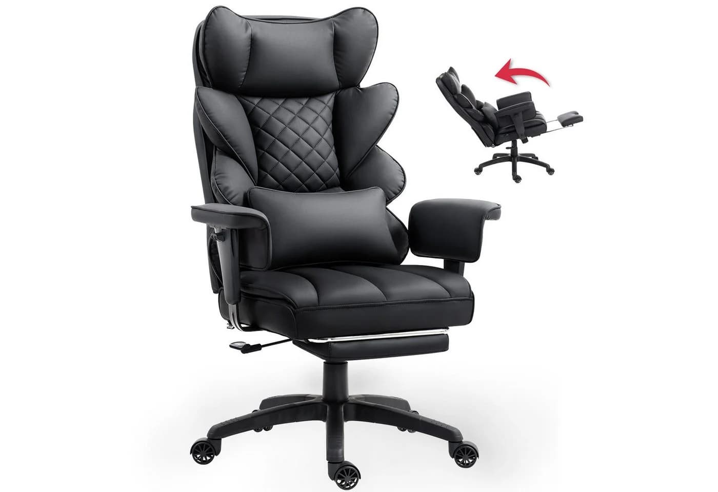 Dowinx Gaming-Stuhl Bürostuhl Ergonomisch mit Taschenfeder-Kissen - Bild 2